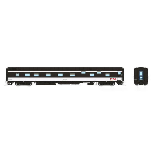 Rapido 101157 HO Scale Duplex Sleeper CN - Wet Noodle Scheme 1127 Elmira