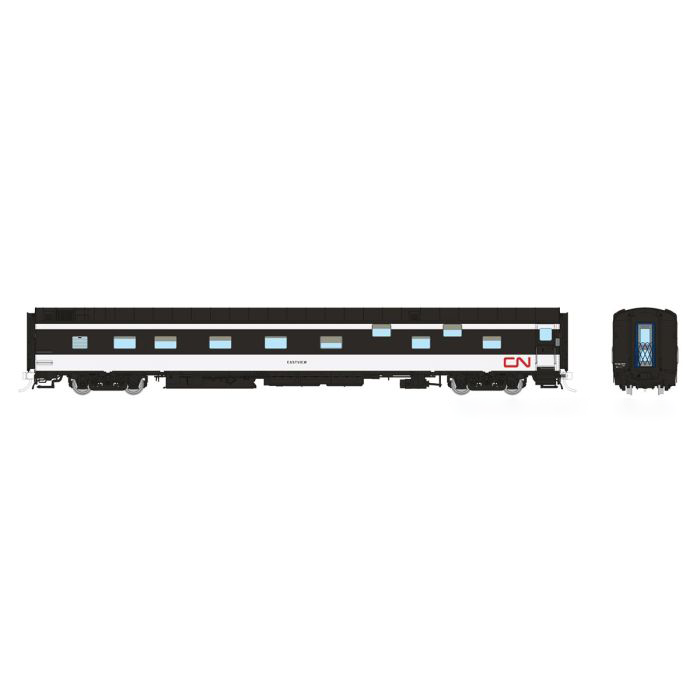 Rapido 101158 HO Scale Duplex Sleeper CN - Wet Noodle Scheme 1136 Endeavour