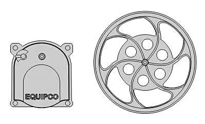 Rapido 102052 HO Scale Equipco Brake Wheel & Housing Details