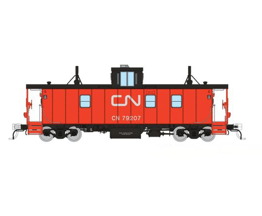Rapido 166001 HO Scale Hawker-Siddeley Caboose CN - As Delivered 79207