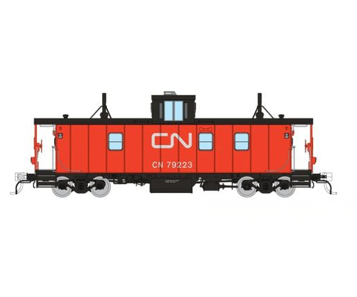 Rapido 166010 HO Scale Hawker-Siddeley Caboose CN - Late Black Steps 79223