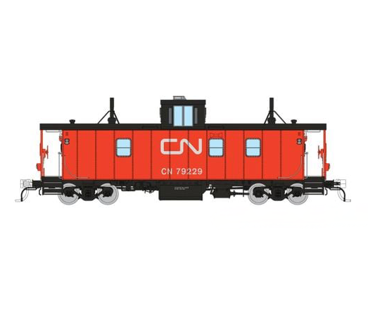 Rapido 166011 HO Scale Hawker-Siddeley Caboose CN - Late Black Steps 79229