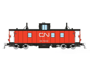 Rapido 166012 HO Scale Hawker-Siddeley Caboose CN - Late Black Steps 79242 stencil lettering
