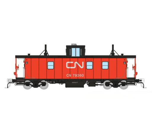 Rapido 166014 HO Scale Hawker-Siddeley Caboose CN - Late Black Steps 79260