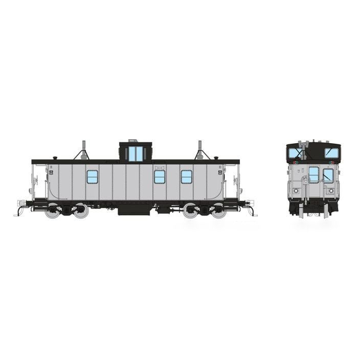 Rapido 166099 HO Scale Hawker-Siddeley Caboose Undecorated