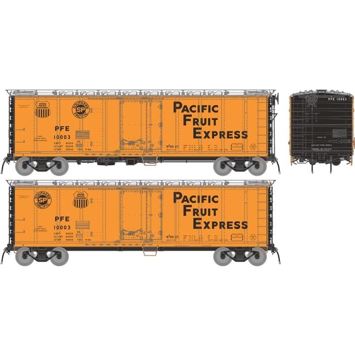 Rapido 196004A HO Scale R-40-27 Reefer: Pacific Fruit Express PFE - 1961 Scheme: Single Car #2
