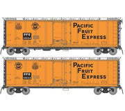 Rapido 196005A HO Scale R-40-27 Reefer: Pacific Fruit Express PFE - 1966 Repaint: Single Car #1