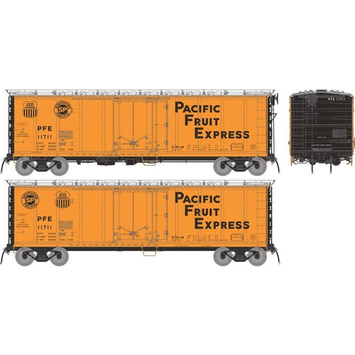 Rapido 196102A HO Scale R-40-28 Reefer: Pacific Fruit Express PFE - 1961 Scheme: Single Car #1