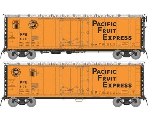 Rapido 196102A HO Scale R-40-28 Reefer: Pacific Fruit Express PFE - 1961 Scheme: Single Car #1