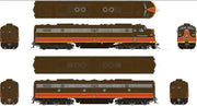 Rapido 28025 HO Scale EMD E8 A/B Set Illinois Central IC 4030/4105 - DC Silent