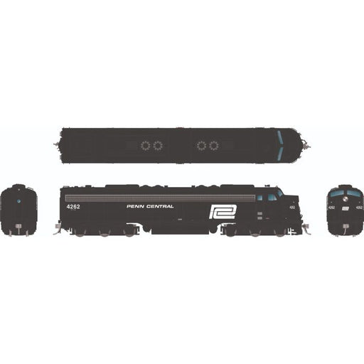 Rapido 28587 HO Scale EMD E8A Penn Central #4262 DCC and Sound