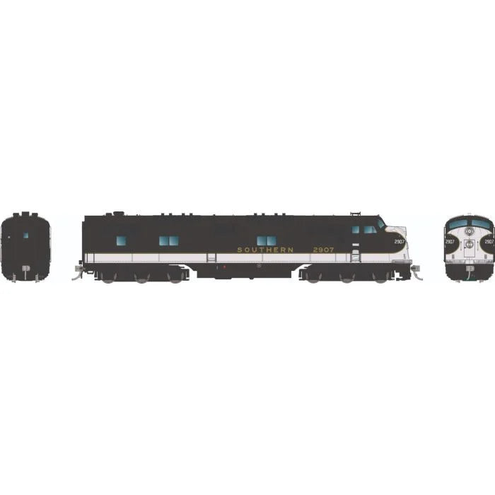 Rapido 29543 HO Scale EMD E7A Southern "Tuxedo" 2920 (DC/DCC/Sound)