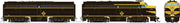 Rapido 37016 HO Scale Alco FA1/FB1 Set Erie 725D/725C- DC Silent