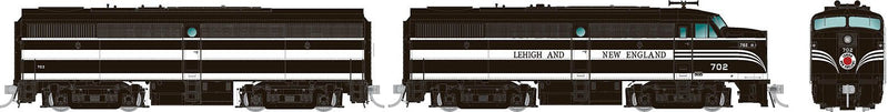 Rapido 37024 HO Scale Alco FA1/FB1 Set Lehigh & New England LNE 707/751 - DC Silent