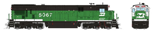 Rapido 42604 HO Scale GE C33-7 BN NO. 5067 (Green) with DCC and Sound