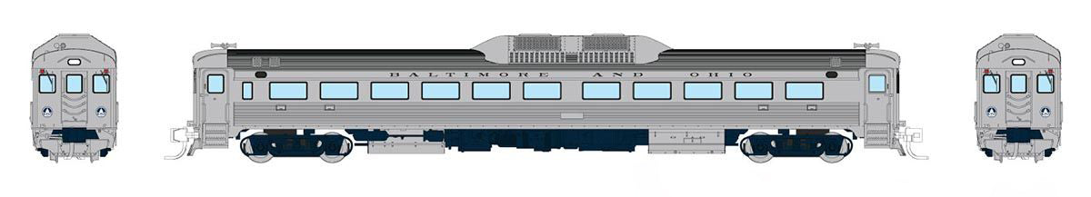 Rapido 516503 N Scale Budd RDC Baltimore & Ohio B&O - DCC & Sound