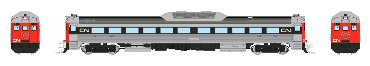 Rapido 516506 N Scale Budd RDC Canadian Pacific "Wet Noodle" CP Rail - DCC & Sound