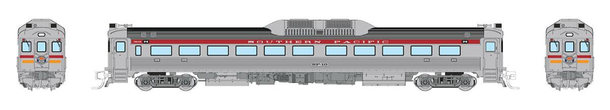Rapido 516512 N Scale Budd RDC Southern Pacific SP #10 - DCC & Sound