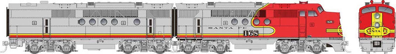 Rapido 53001 HO Scale EMD FT A/B Set Santa Fe ATSF 158L/158A - DC Silent