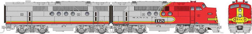 Rapido 53001 HO Scale EMD FT A/B Set Santa Fe ATSF 158L/158A - DC Silent