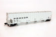 Rapido 560005 N Scale Procor 5820 Covered Hopper Procor Ltd. UNPX (Solid Lettering 6 Pack)