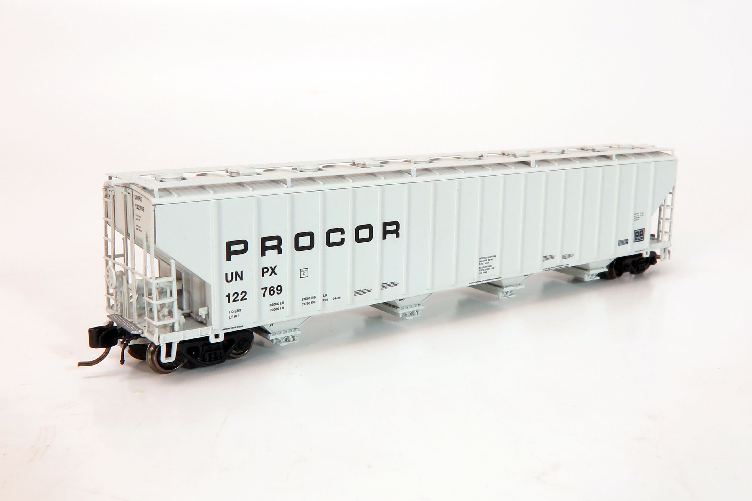 Rapido 560006 N Scale Procor 5820 Covered Hopper Procor Ltd. UNPX (Sol ...