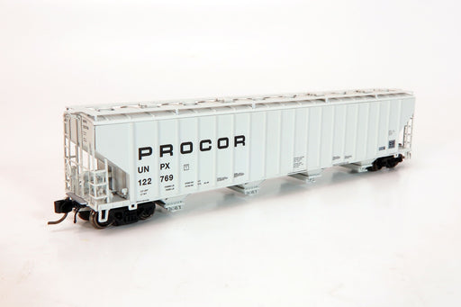 Rapido 560006A N Scale Procor 5820 Covered Hopper Procor Ltd. UNPX (Solid Lettering Single Car #'s Vary)