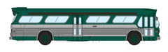 Rapido 573004 N Scale New Look Suburban Bus - New York Green/Silver (with Working Headlights)
