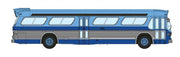 Rapido 573005 N Scale New Look Suburban Bus - New York Blue/Silver (with Working Headlights)