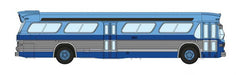 Rapido 573005 N Scale New Look Suburban Bus - New York Blue/Silver (with Working Headlights)