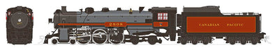 Rapido 601506 HO Scale H1a 4-6-4 Hudson Steam Locomotive Canadian Pacific CP 2808 DCC & Sound (Spans the World Logo)