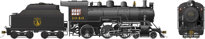 Rapido 602011 HO Scale D10h 4-6-0 Steam Locomotive Dominion Atlantic 1040