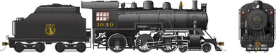 Rapido 602011 HO Scale D10h 4-6-0 Steam Locomotive Dominion Atlantic 1040