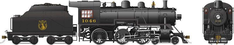 Rapido 602012 HO Scale D10h 4-6-0 Steam Locomotive Dominion Atlantic 1046