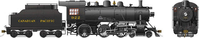 Rapido 602501 HO Scale D10g 4-6-0 Steam Locomotive Canadian Pacific CP 922 DCC and Sound