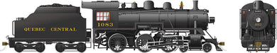 Rapido 602513 HO Scale D10k 4-6-0 Steam Locomotive Quebec Central 1083 DCC & Sound