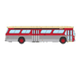 Rapido 751097 HO Scale Deluxe New Look Suburban Bus - TTC - Maroon & Cream 3309