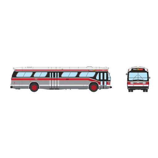 Rapido 751101 HO Scale Deluxe New Look Suburban Bus - TTC - CLRV scheme 8765
