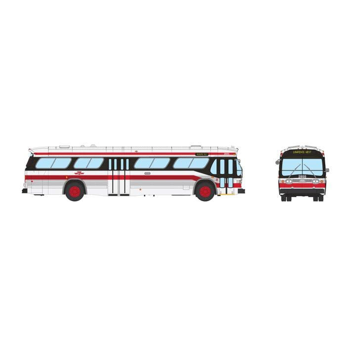 Rapido 751105 HO Scale Deluxe New Look Suburban Bus - TTC - Modern scheme 2855