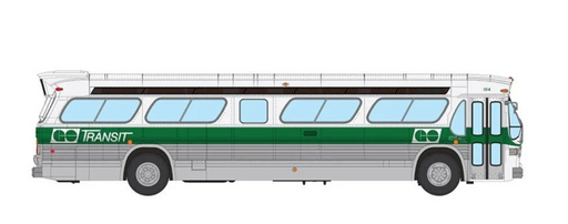 Rapido 753108 HO Scale Deluxe New Look Suburban Bus - GO Transit 1014