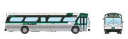 Rapido 753110 HO Scale Deluxe New Look Suburban Bus - GO Transit (Late) 1046