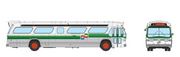 Rapido 753113 HO Scale Deluxe New Look Suburban Bus - Golden Gate 884