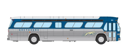 Rapido 753118 HO Scale Deluxe New Look Suburban Bus - Greyhound 9601