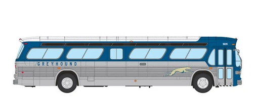 Rapido 753119 HO Scale Deluxe New Look Suburban Bus - Greyhound 9609