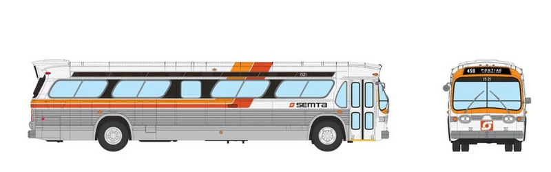 Rapido 753131 HO Scale Deluxe New Look Suburban Bus - SEMTA 1521
