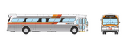 Rapido 753132 HO Scale Deluxe New Look Suburban Bus - SEMTA 1539