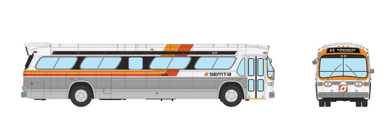 Rapido 753132 HO Scale Deluxe New Look Suburban Bus - SEMTA 1539