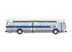 Rapido 753137 HO Scale Deluxe New Look Suburban Bus - Chicago CTA - Late scheme 9188