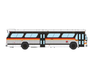 Rapido 753140 HO Scale Deluxe New Look Suburban Bus - Los Angeles SCRTD 1020