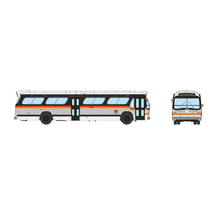Rapido 753142 HO Scale Deluxe New Look Suburban Bus - Los Angeles SCRTD 1063